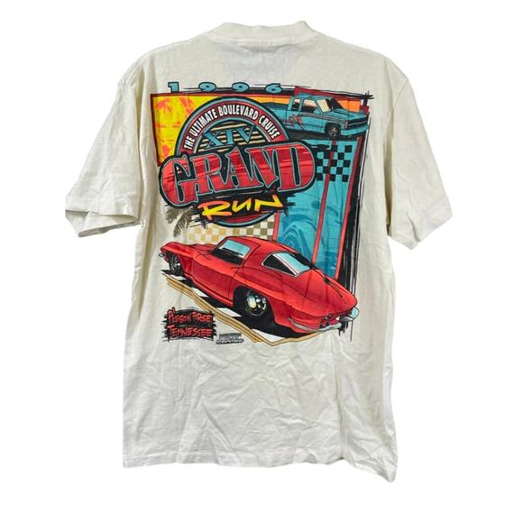 Grand Run 1996 Sof tee shirt S/L LARGE et graphics mustang forge Tennessee - Picture 13 of 16